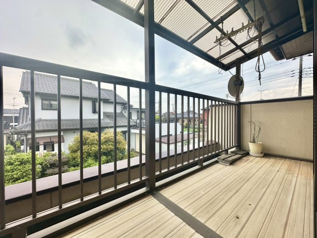 【駅近】筑西市女方中古戸建のバルコニー