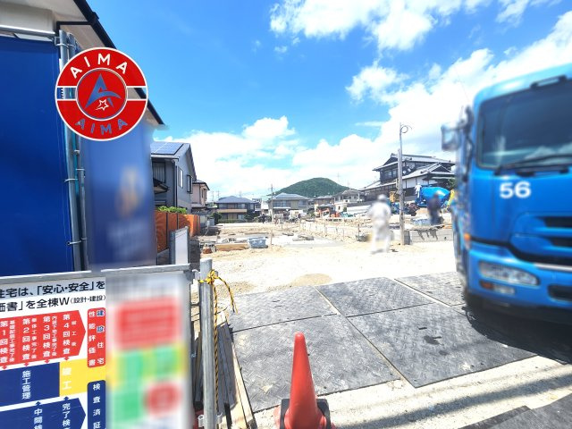 大野城市大城3丁目第1-7棟（1号棟）の外観|デザイン性のある外観です。