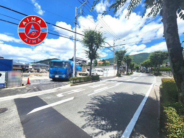 大野城市大城3丁目第1-7棟（1号棟）の前面道路含む現地写真|見学の時間などお気軽にお問い合わせ下さい。