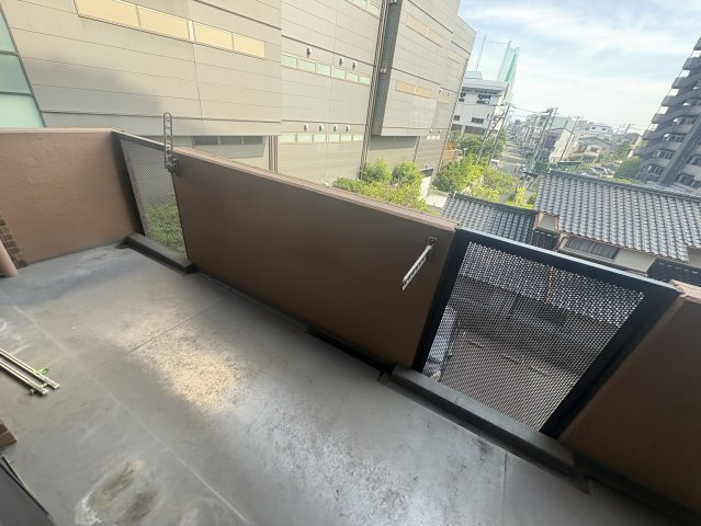 ふじハイツのバルコニー