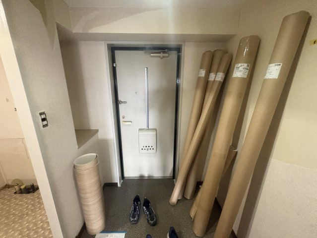 ふじハイツの玄関