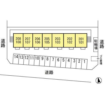 ルリエールの区画図|当社、チルホームのHPもご覧ください(^^)/物件情報多数♪