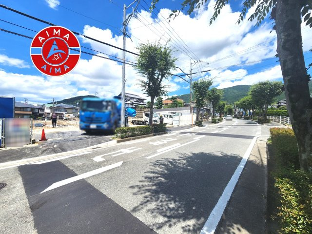 大野城市大城3丁目第1-7棟（2号棟）の前面道路含む現地写真|見学の時間などお気軽にお問い合わせ下さい。