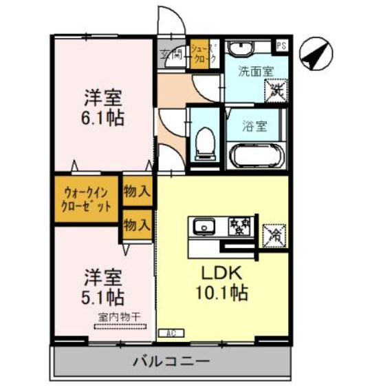 グランベールの間取り