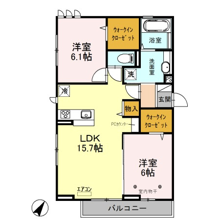 コエドラーパの間取り
