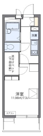レオパレス光の間取り|代表的な間取のため実際の間取とは異なる場合があります