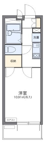 レオパレスシャルダンの間取り