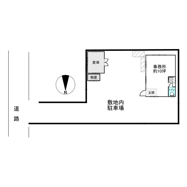葛飾区西水元2丁目倉庫・事務所