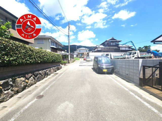 大野城市大城3丁目第1-7棟（4号棟）の外観|前面道路含む現地の写真です。