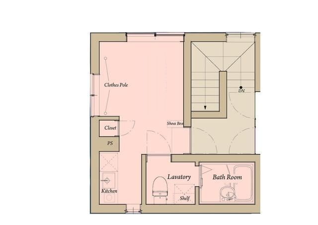 ロータスガーデン住吉の間取り|間取りです。