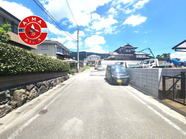 大野城市大城3丁目第1-7棟（6号棟）の外観|前面道路含む現地の写真です。