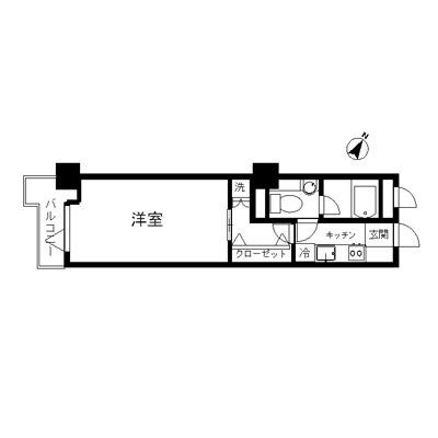 リヴシティ関内の間取り