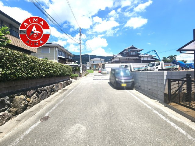 大野城市大城3丁目第1-7棟（7号棟）の外観|前面道路含む現地の写真です。