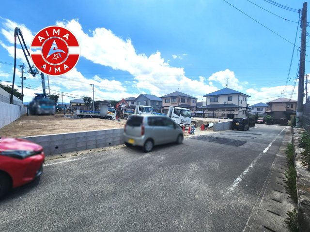 大野城市大城3丁目第1-7棟（7号棟）の前面道路含む現地写真|見学の時間などお気軽にお問い合わせ下さい。
