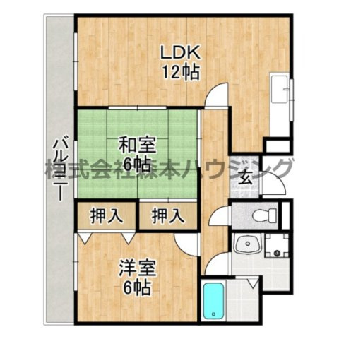【間取り】 | 　エイチ・ツーオー深野