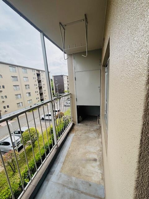 グリーンハイツのバルコニー