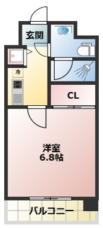 【間取り】 | グランドパレス西大路