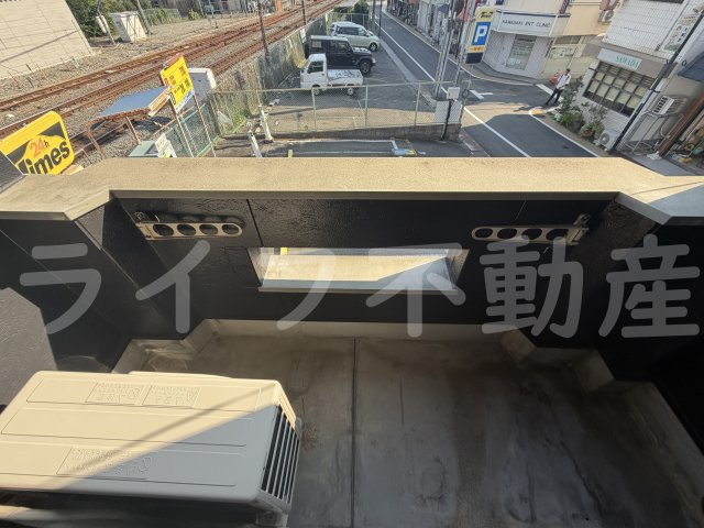 第5美和マンションのバルコニー|バルコニー付きです