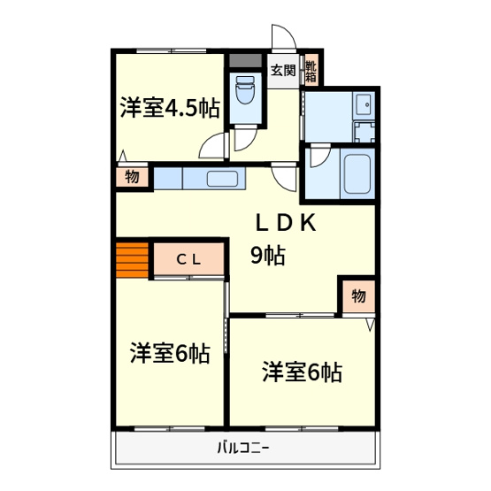 【間取り】 | シャインヒル郡家