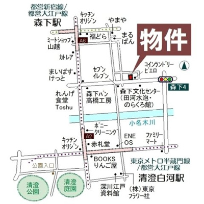 【外観】 | レジェンド森下 | 地図