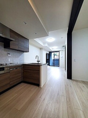 【居間・リビング】 | ザ・ライオンズ池袋 | キッチンからのリビングダイニング