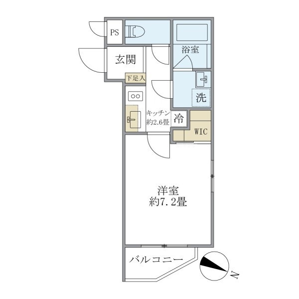 Ｔｈｅ　Ｓｈｉｎａｇａｗａ　Ｅａｓｔ　Ｒｅｓｉｄｅｎｃｅの間取り