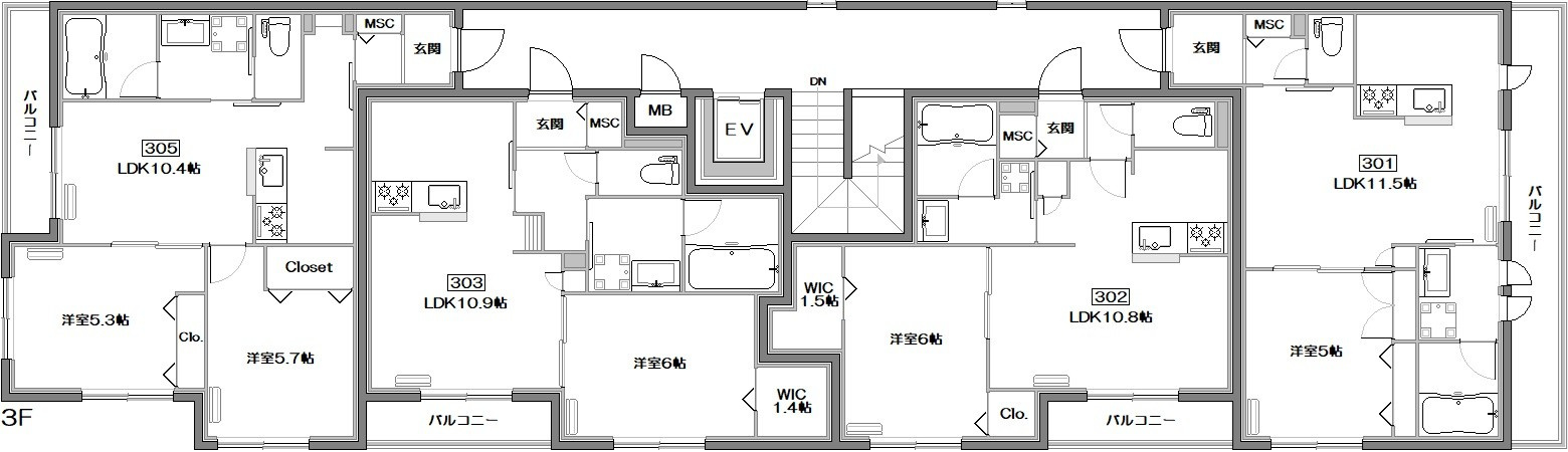 世田谷区代田６丁目の賃貸マンション