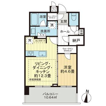 タワー・ザ・ファースト名古屋伏見の間取り