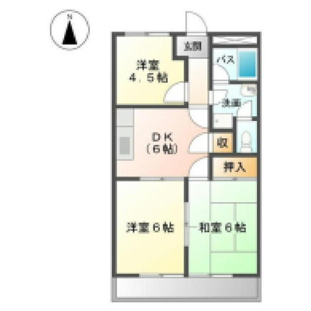 リバーサイドマルセイユの間取り