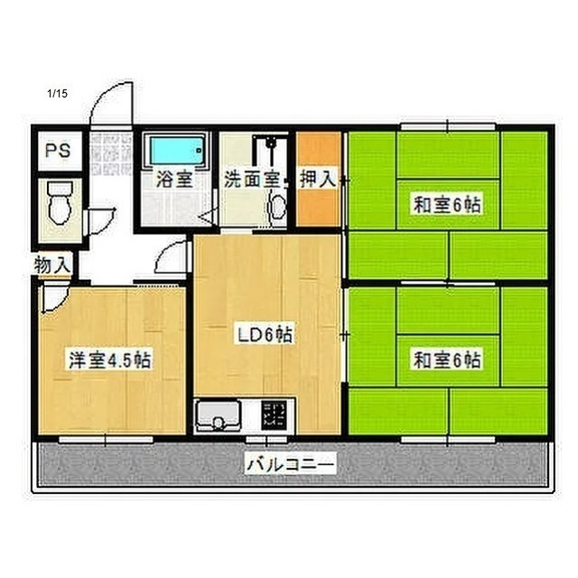 エクレール友野の間取り