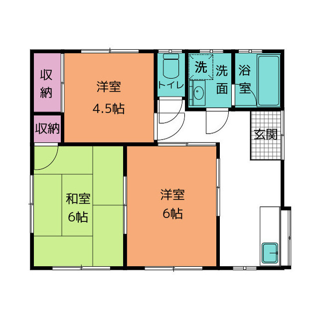 杉山住宅の間取り