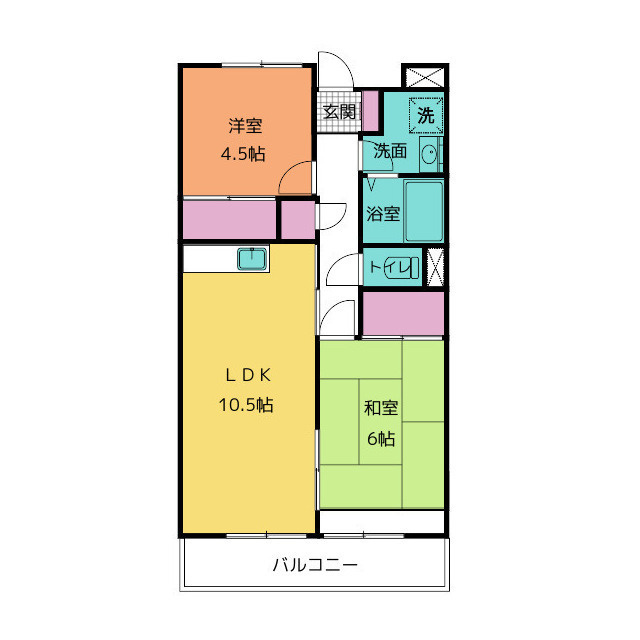 アビタシオンタカダの間取り
