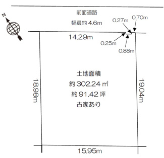 【土地図】 | ゆずり葉台二丁目土地
