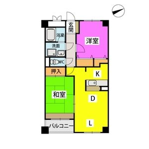 【間取り】 | 校南マンション
