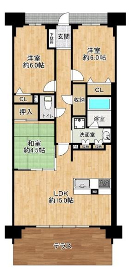 【間取り】 | ワコーレ舞子海岸通