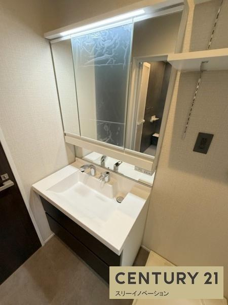 三軒家西2丁目新築戸建の独立洗面台
