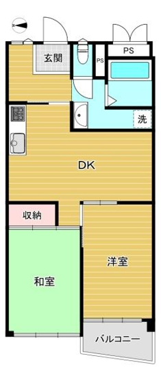 【間取り】 | 旭コーポB棟