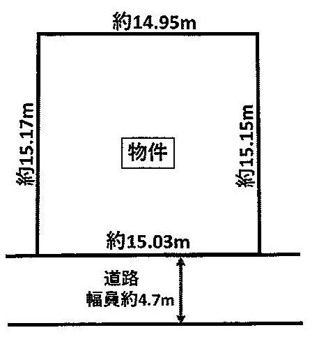 海南市黒江　土地の土地図
