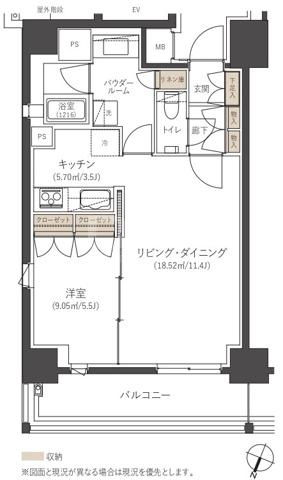 【間取り】 | CLUB NEXUS 薬院大通