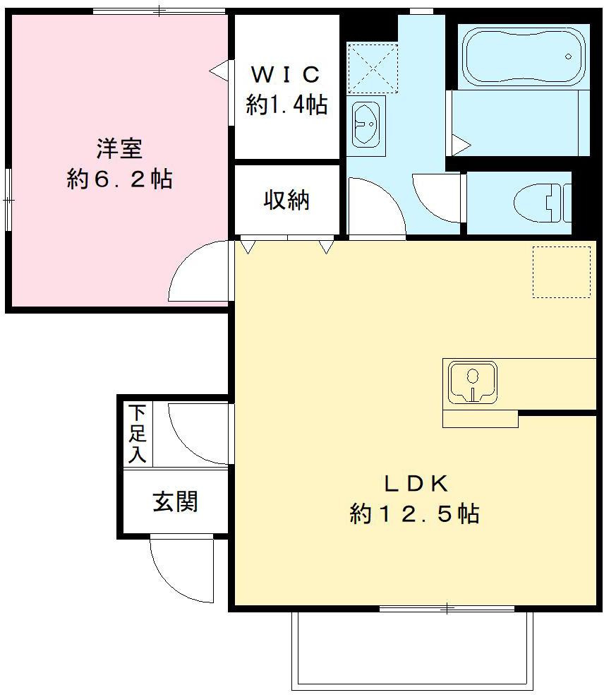 Ｇｌａｎｚ　Ａの間取り