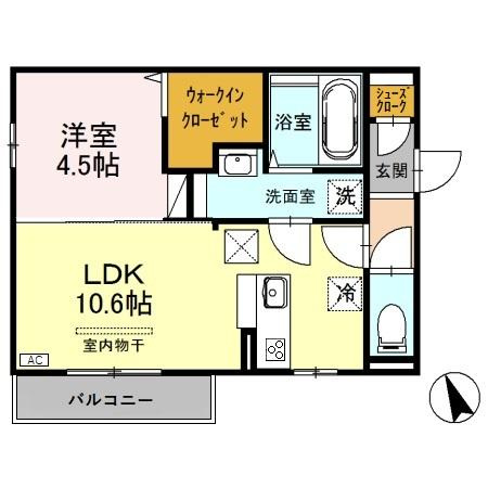 アルページュ・ケヤキの間取り
