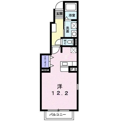 メゾン　ド　アンジュＣの間取り