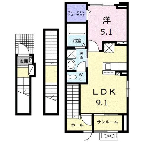 ベルトピア３６の間取り