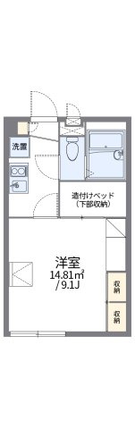 レオパレス上福岡の間取り