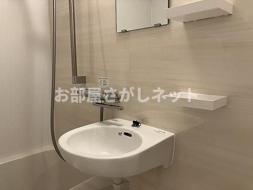 中野永谷マンション【おとり物件なし】#学生・社会人にオススメ！初期費用分割払いOK！の洗面所|洗面台