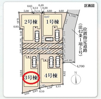 【区画図】 | リーブルガーデン堺中区堀上町４期 | 区画図