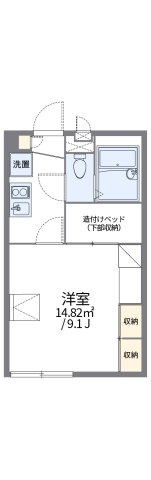 レオパレスルミエールの間取り