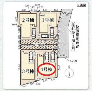 【区画図】 | リーブルガーデン堺中区堀上町４期 | 区画図