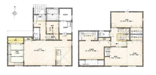 新築一戸建て　倉敷市連島中央【Ⅱ期】【仲介手数料無料】の間取り