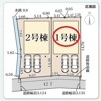 【区画図】 | リーブルガーデン堺市東区高松４期 | 区画図